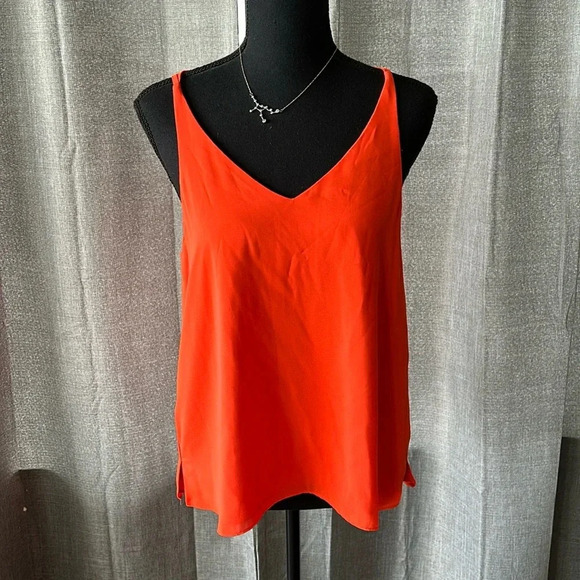 Topshop Orange Tank Top - Picture 1 of 4